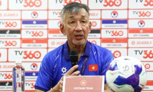 HLV Ikeuchi tạ lỗi khi U20 Việt Nam thua Triều Tiên 0-3