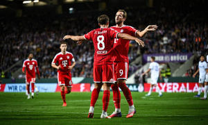 Cú đúp của Kane giúp Bayern ngược dòng đè bẹp Osnabruck