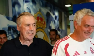 Ancelotti ghé thăm Real Madrid, gửi lời ủng hộ Mourinho