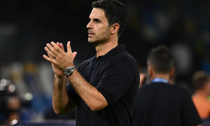 Arteta tiếc nuối vì Arsenal không thể thắng đậm Napoli