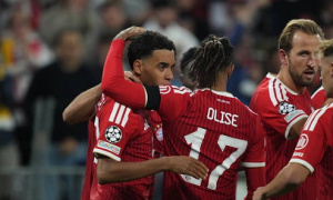 Olise lập cú đúp, Bayern thắng giòn giã 5-0 tại Champions League
