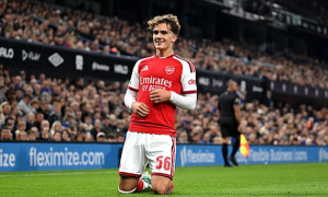 Merino khen thần đồng 16 tuổi Arsenal sau cú đúp lịch sử