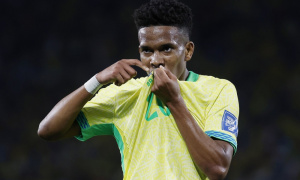 Estevao hào hứng trở lại tuyển Brazil dưới thời HLV Ancelotti
