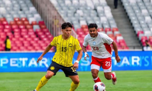 Cú đúp của Arif Aiman giúp Malaysia đè bẹp Bangladesh