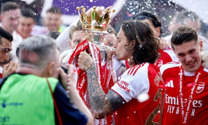 Calafiori trải lòng về chức vô địch Ngoại hạng Anh cùng Arsenal