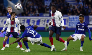 Đá hỏng 11m, Dembele vẫn giúp PSG thắng ngược Strasbourg
