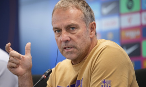 Hansi Flick tuyên bố mục tiêu tối thượng của Barca là danh hiệu