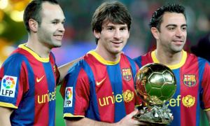 Xavi và Iniesta với những đường chuyền bất tận