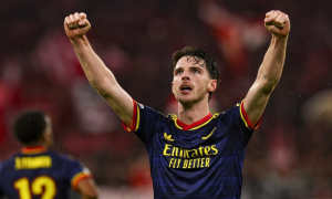 Arteta chỉ ra bước tiến lớn của Declan Rice tại Arsenal