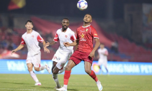 Đánh bại Hải Phòng, Hà Tĩnh chen chân vào top 5 V-League
