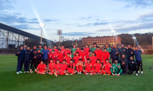 U17 Việt Nam hạ U17 Cheonan 5-0 tại Hàn Quốc