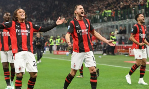Kết quả vòng 10 Serie A: Milan hạ Inter 3-1; Roma thắng tưng bừng 5-2