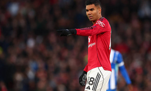 Casemiro trở thành biểu tượng tinh thần chiến đấu dưới thời Ruben Amorim tại Man United