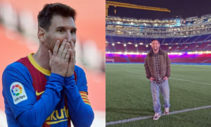 Messi bất ngờ trở lại Camp Nou sau hơn 4 năm, Barcelona hoàn toàn sửng sốt