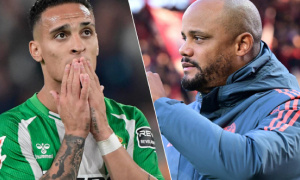 Kompany ra tay phút chót để kéo Antony đến Bayern nhưng bất thành