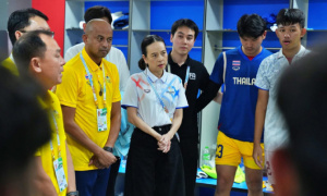 U22 Thái Lan thắng 6-1: Madam Pang xuống sân thưởng nóng, tiếp lửa mục tiêu HCV