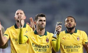 Pulisic tỏa sáng, AC Milan dẫn đầu Serie A sau chiến thắng 3-2 trước Torino