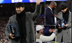 Son Heung-min trở lại London và gửi lời cảm ơn nghẹn ngào tới người hâm mộ Tottenham