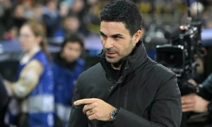 Arteta phấn khởi với màn thăng hoa của đôi cánh Arsenal sau trận thắng Club Brugge