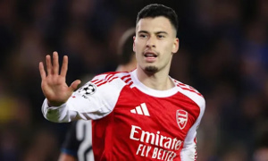 Martinelli bùng nổ kỷ lục châu Âu, Arsenal tăng tốc mạnh mẽ tại Champions League