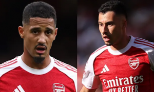 Arteta xác nhận Saliba và Martinelli vắng mặt trận Brighton, Rice trở lại