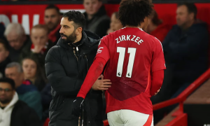 Vì sao Amorim kiên quyết không dùng Zirkzee dù Man Utd khát bàn thắng?