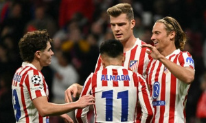 Atletico đánh bại Union Saint-Gilloise 3-1, Alvarez mở màn – Llorente ấn định