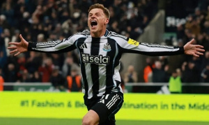 Harvey Barnes lập cú đúp, úp mở khả năng khoác áo Scotland World Cup 2026