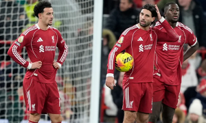 Liverpool hụt hơi và Anfield mất đi uy quyền vốn có