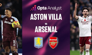 Aston Villa vs Arsenal: Khi phong độ sân nhà thách thức ngôi đầu bảng