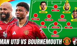 Man Utd vs Bournemouth: Bẫy phản công và canh bạc chiến thuật của Ruben Amorim