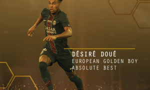 Desire Doue đoạt Golden Boy 2025: Từ kép phụ đến biểu tượng mới của PSG