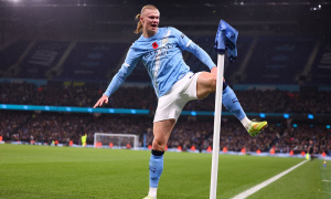 Erling Haaland mở tỷ số cho Man City, Ibrahima Konate bất lực