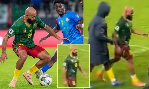 Tuyển Cameroon bị loại khỏi World Cup 2026, Bryan Mbeumo thất thần rời sân
