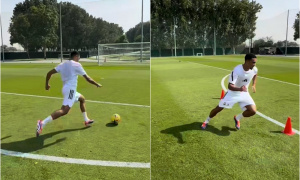 Trent Alexander-Arnold bay sang Dubai tập luyện cường độ cao