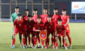 U17 Việt Nam toàn thắng bảng C: Minh Thủy 'nã đại bác', Mạnh Cường đóng đinh 2-0 Hong Kong