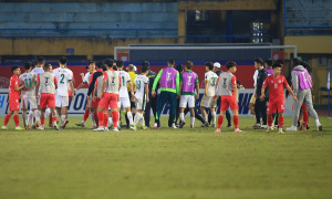 CAHN ngược dòng thắng Bắc Kinh Quốc An: Xô xát phút bù giờ và thẻ đỏ tô điểm trận cầu kịch tính