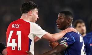 Declan Rice ca ngợi Caicedo trước derby London