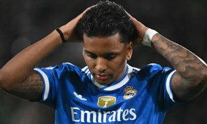 Rodrygo chạm đáy thất vọng: Kỷ lục buồn 123 năm ám ảnh Bernabeu