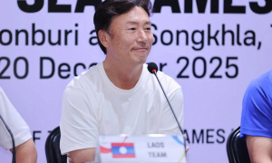 HLV Ha Hyeok Jun thừa nhận bóng đá Lào còn thiếu nhiều yếu tố để cạnh tranh