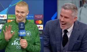 Erling Haaland ghi bàn và 'cà khịa' Carragher sau chiến thắng Real Madrid
