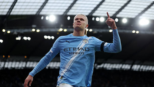 Haaland bùng nổ, Man Utd bị nhấn chìm tại Etihad