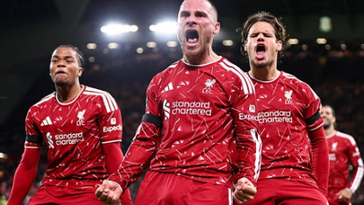 Chấm điểm Liverpool: Araujo gây ấn tượng; Đẳng cấp Mac Allister lên tiếng