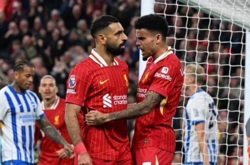 Slot buộc phải thắng Brighton để cứu mùa giải Liverpool