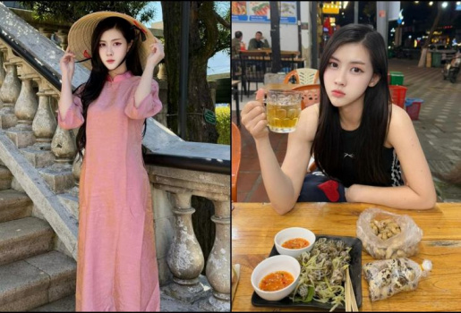 Mê Đình Bắc, hot girl Thái Lan sang Việt Nam đón Tết