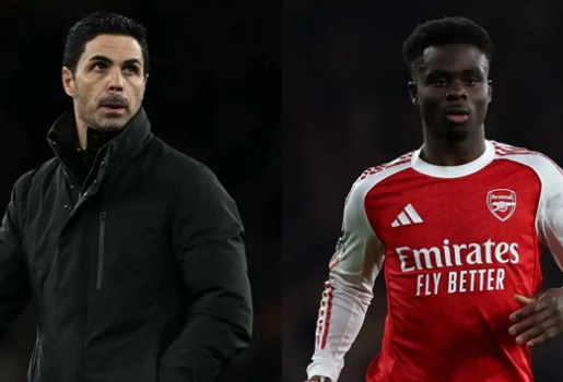 Saka hóa số 10 giúp Arteta giải bài toán Odegaard