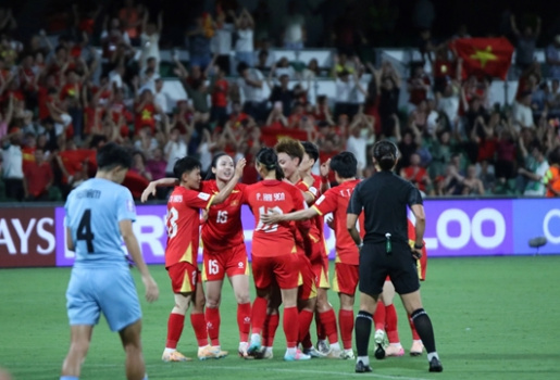 VFF thưởng nóng 500 triệu khi tuyển nữ Việt Nam hạ Ấn Độ