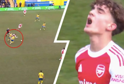 Thần đồng của Arsenal gây sốt với pha solo kiểu Messi