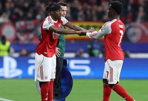 Arteta ca ngợi sự dũng cảm của Madueke trước Leverkusen