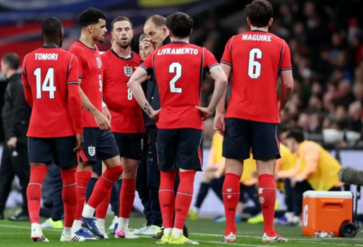 Tuyển Anh gây thất vọng trong bài sát hạch của Tuchel